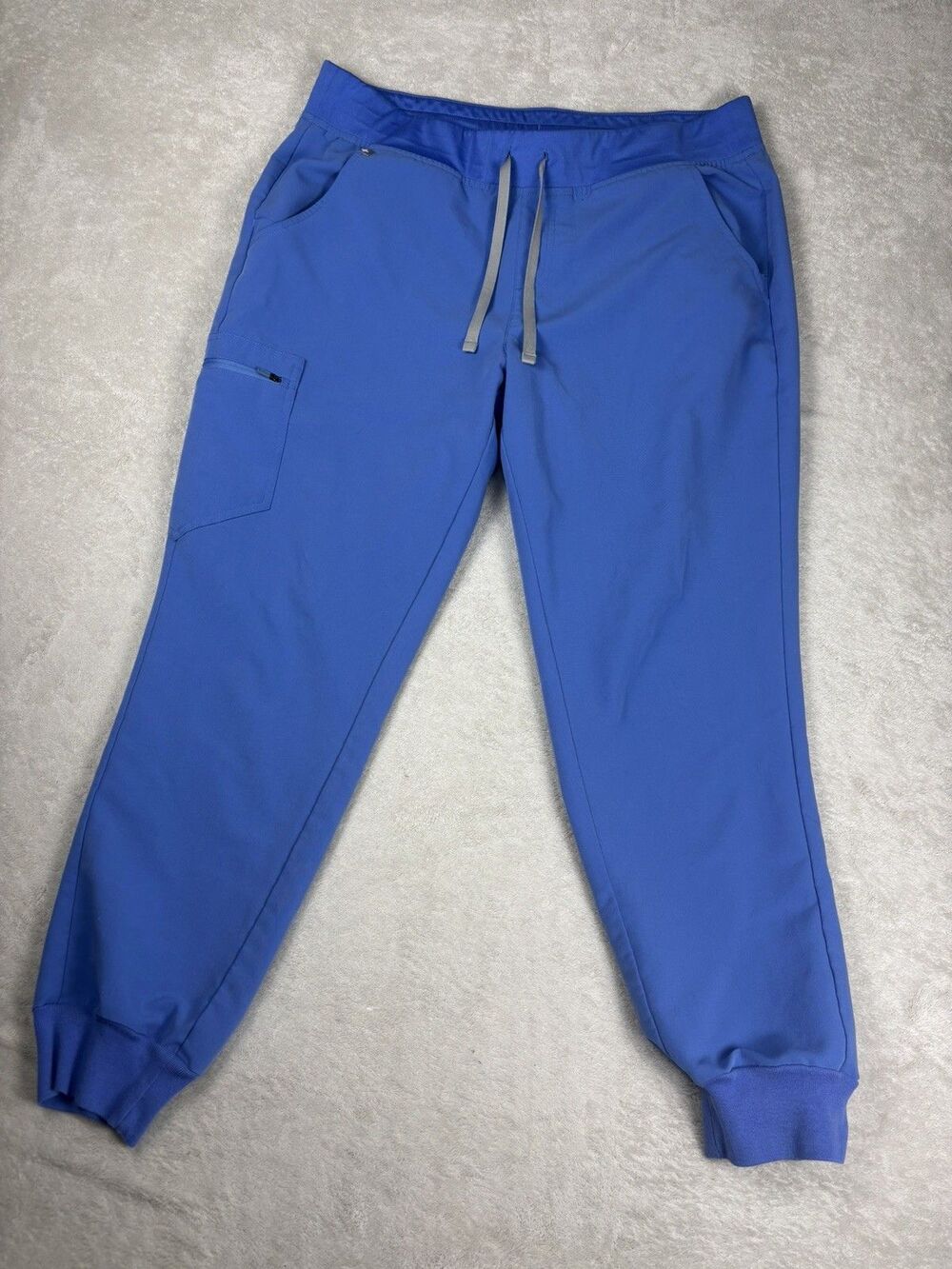 FIGS Technical Collection Women’s XL Zamora Jogger Scrub Pants Ceil Blue Cargo